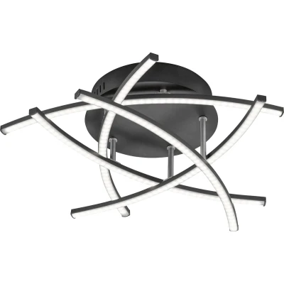 Afbeelding van Honsel Leuchten Led plafondlamp Cross TW (1 stuk)