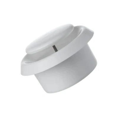 Afbeelding van Ø 125mm Verstelbare Diffusor Universele Luchttoevoer/Uitlaatklep Rond Ventilatierooster ABS Kunststof Wit