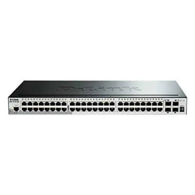 Afbeelding van D Link DGS 1510 52X, Managed, L3, Gigabit Ethernet (10/100/1000), Full duplex, Rack montage, 1U