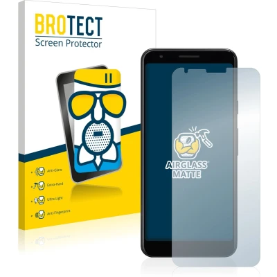 Afbeelding van BROTECT Antireflecterende Glas Screen Protector Mat voor Google Pixel 3a XL Schermbeschermer [Beschermglas Folie niet Gehard Glas]