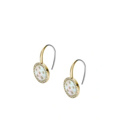 Afbeelding van Fossil JF04867710 Dames Oorbellen 13.1 mm Goudkleurig