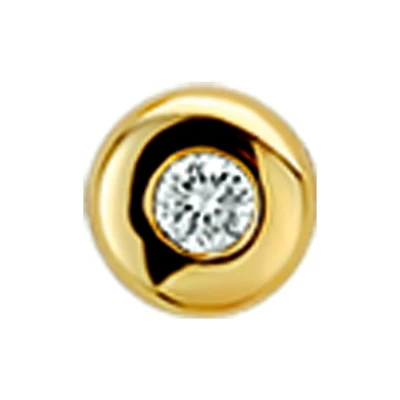 Afbeelding van Trendjuwelier huiscollectie Hanger Geelgoud Diamant 0.05 Ct.