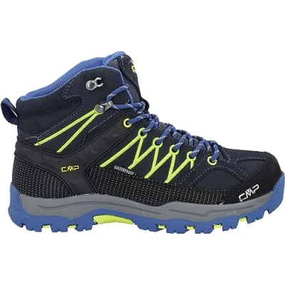 Afbeelding van CMP KIDS RIGEL MID TREKKING SHOES WP uniseks kind Trekkingschoenen, Donkerblauw geel (electric), 38 EU