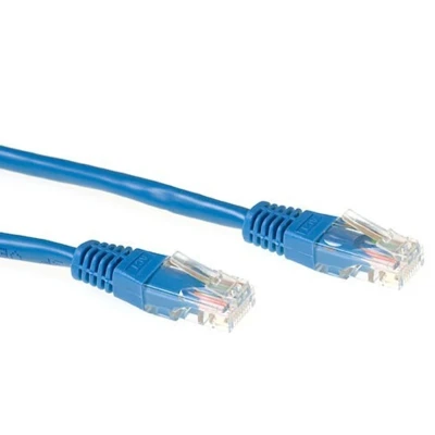 Afbeelding van ACT IB1303 LSZH U/UTP CAT6A patchkabel Blauw 3 meter