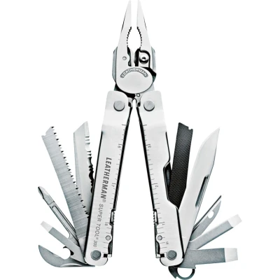 Afbeelding van Leatherman SuperTool 300 Lederen sheath Zakmes Zilver kleurig