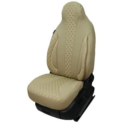 Afbeelding van Bremer Sitzbezüge Stoelhoezen compatibel met camper Fiat Ducato type 250, voor bestuurder en passagiers, WPL405, hoes set in beige