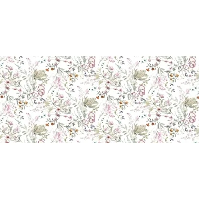 Afbeelding van d c fix Wasdoek tafelkleed, pvc vrije whisper flower, afwasbaar, waterdicht, binnen en buiten, tafelzeil, 140 x 180 cm, vierkant