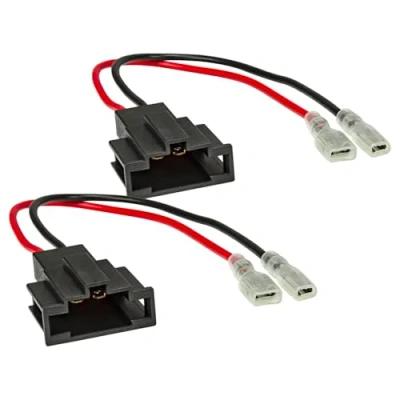 Afbeelding van tomzz Audio 7103 003 2 Luidspreker adapter set van voor DIN compatibel met Audi A4 A6 Q5 Q7 TT vanaf 2018 Seat Leon