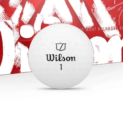 Afbeelding van Wilson Staff Triad Golfballen 2025 Wit 12 Stuks