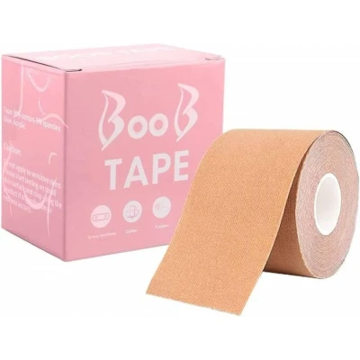 Afbeelding van Zelfklevende boob tape 5 meter lang Borst BH Tepelcovers Plak Push Up accessoire