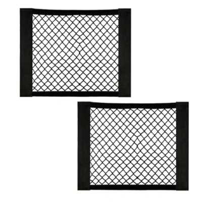 Afbeelding van Opbergnet voor kofferbak, magisch, zelfklevend, rekbaar net van mesh, auto, achterkant, stoel, vrachtwagen, 2 stuks, 30 x 25 cm