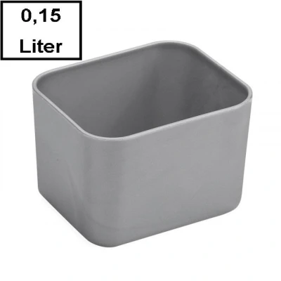 Afbeelding van SUNWARE Q Line Basket 0,15 liter voor Box 0,9/2,5 70 x 60 50 mm metallic