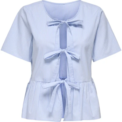 Afbeelding van Jacqueline De Yong Jdymio S Rev. String Top Wvn Dia 15347616 Blauw Dames The Stone