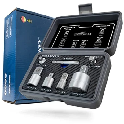 Afbeelding van HASKYY I 7 delige adapterset 1/4&quot; naar 3/8&quot; 1/4&quot;, 1/2&quot; 3/8&quot;, 3/4&quot; 1/2&quot;, bit