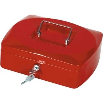 Afbeelding van Q CONNECT geldkoffer, 255 x 200 85 mm, rood geldkoffer