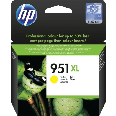 Afbeelding van HP 951XL (CN048AE) Inktcartridge Geel Hoge capaciteit