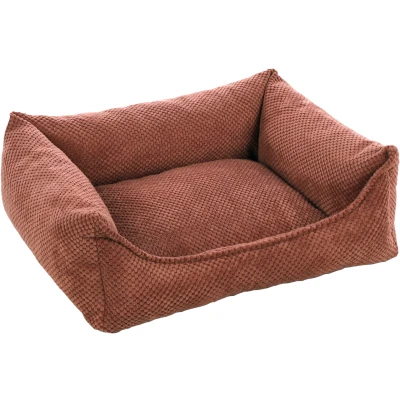 Afbeelding van &quot;Comfortabele orthopedische hondenmand Reno in Roze Memory Foam&quot; / 65cm x 50cm 20cm I Ligvlak 38 29,5cm