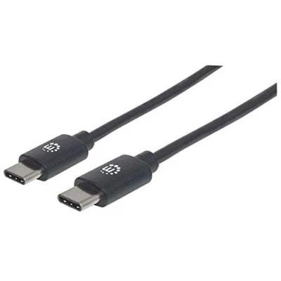 Afbeelding van Manhattan 354875 USB 2.0 type C kabel stekker naar 480 Mbit/s, 2m zwart