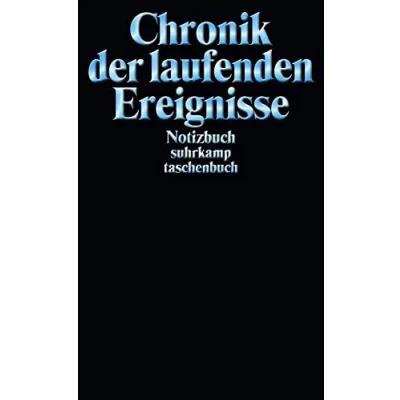 Afbeelding van Notizbuch suhrkamp taschenbuch: Chronik der laufenden Ereignisse: 4759