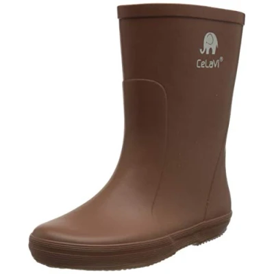 Afbeelding van Celavi Basic Regenlaarzen voor kinderen, Maat: 25, Elm green Kunststof