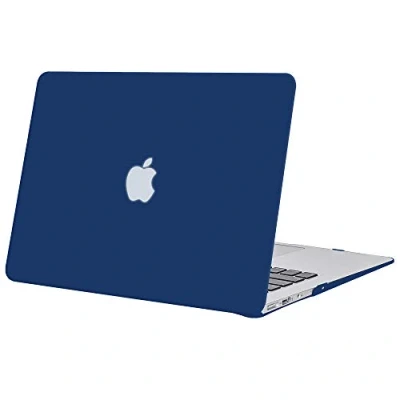 Afbeelding van TECOOL Hoes Compatibel met oude MacBook Air 13 2010 2017 Release, Model A1466 1369, Plastic Slanke Beschermende Harde Case, Mat Oppervlak, Marineblauw