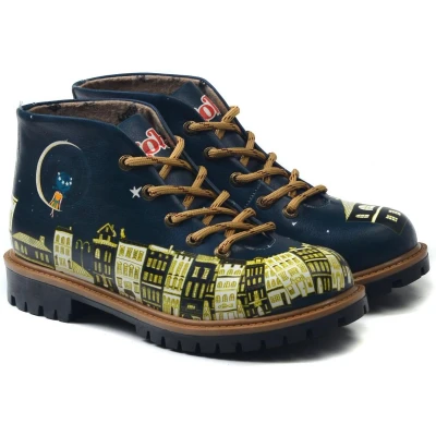 Afbeelding van GOBY Oedipus Enkel Laars laarzen Damesboots Dames Ankle boot Handmade Maat 38