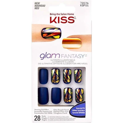 Afbeelding van Kiss Jewel Fantasy Nails Tan Lines, 1set