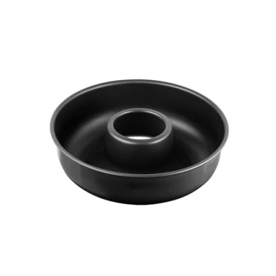 Afbeelding van Zenker Appelbeignets bakvorm voor 8 stuks kleur zwart metallic diameter 33cm