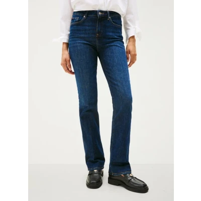 Afbeelding van Tommy Hilfiger Bootcut jeans, Dames, Maat: 24x28, Dark blue