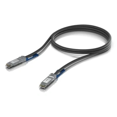 Afbeelding van Ubiquiti UACC DAC QSFP28 1M InfiniBand en Glasvezelkabel Zwart