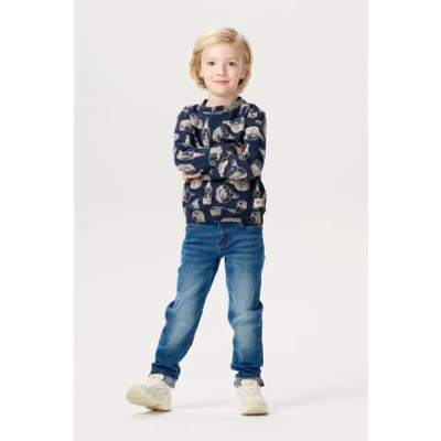 Afbeelding van Noppies Sweater Hinton long sleeve allover print Jongens Trui Maat 92