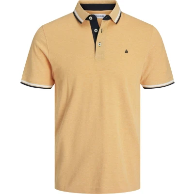 Afbeelding van Jack &amp; Jones Jjepaulos Poloshirt, Heren, Maat: Small, Apricot ice