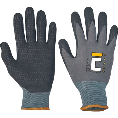 Afbeelding van Cerva NYROCA MAXIM DOTS handschoen 01080070 12 stuks Grijs 10