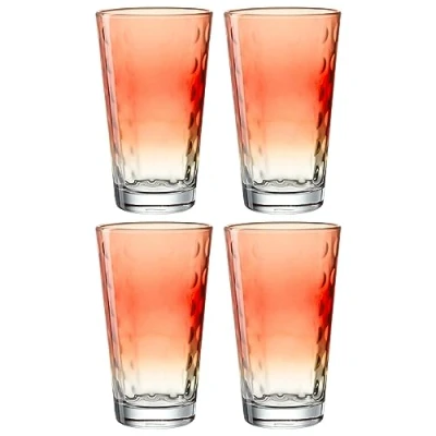 Afbeelding van Longdrinkglas Leonardo Optic Koraal 540ml (Set van 4)