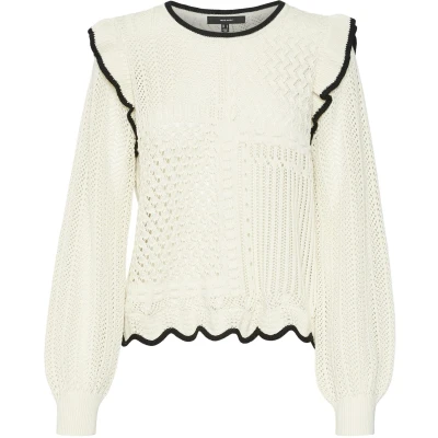 Afbeelding van Vero Moda Vmmadelyn Trui, Dames, Maat: XS, Birch