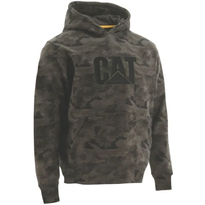 Afbeelding van CAT Hoodie Handelsmerk Maat M Camouflage Grijs