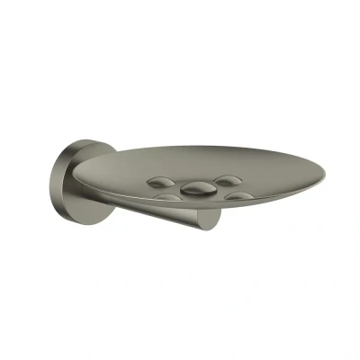 Afbeelding van HotBath Cobber zeepschaal wandmodel CBA02 Geborsteld nikkel