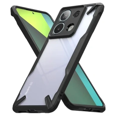 Afbeelding van Ringke Fusion X Compatibel met Xiaomi Redmi Note 13 Pro 5G / Poco X6 Case, Bescherming van Militaire Kwaliteit Antikras Geavanceerde Robuuste Heavy Duty Bumper PC + TPU Cover Black