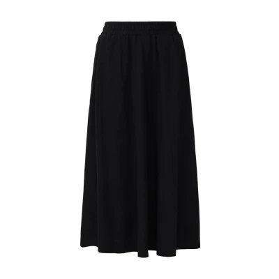 Afbeelding van s.Oliver MIDI MIT Eingrifftaschen Alijn rok, Dames, Maat: 48, Schwarz