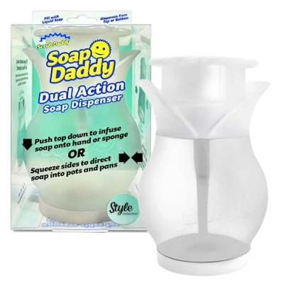 Afbeelding van Scrub Daddy Zeepdispenser Duel Action Soap Dispenser Wonder WashUp