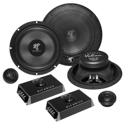 Afbeelding van Hifonics Vulcan VX6.2C 2 weg 16,5 cm compo luidspreker set 100 watts RMS inbouwdiepte 58mm
