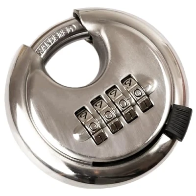 Afbeelding van HMF 3502 09 Hangslot, 4 delige cijfercombinatie, 7 x 2,4 cm