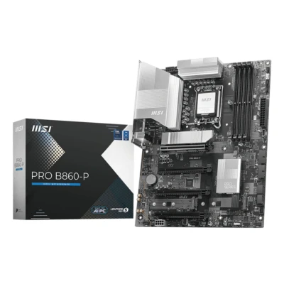 Afbeelding van MSI PRO B860 P moederbord 5Gb LAN, Sound, ATX