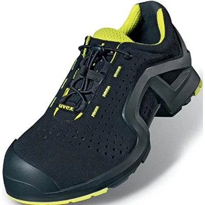 Afbeelding van Uvex Lage veiligheidsschoen/werkschoen 8514 S1P, zwart/limoen, 41 EU, zwart lime, EU