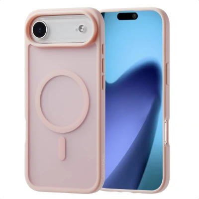 Afbeelding van Apple iPhone 17 Air MagSafe Hoesje Kunststof imoshion Hardcase/Backcover Lichtroze Telefoonhoesje