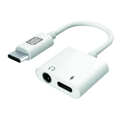 Afbeelding van Carpoint 2 in 1 Adapter USB C &gt; AUX &amp;