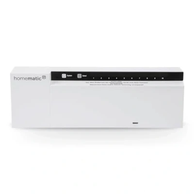 Afbeelding van Homematic IP Smart Home 143238A0 Vloerverwarmingscontroller, 10 voudig, 24 V, digitale bediening, vloerverwarming met of zonder app, energiebesparing