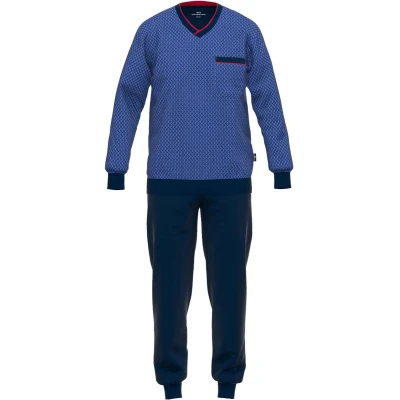 Afbeelding van Götzburg ALAN SET Pyjama, Heren, Maat: 6XL, Blau dunkel uni