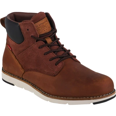 Afbeelding van Levi&#039;s JAX PLUS Veterboots, Heren, Maat: 45, Brown Leer