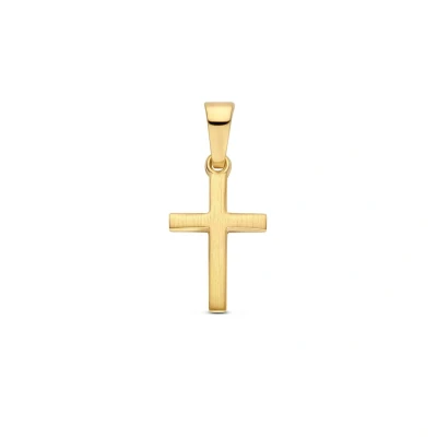 Afbeelding van Hanger Kruis 13 Mm 14K Geelgoud